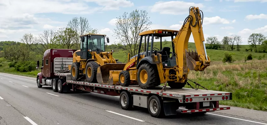 Loader and Backhoe Tractors Transport Kauai